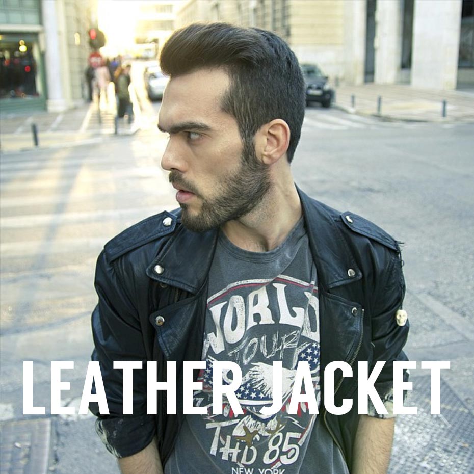 leather jacket